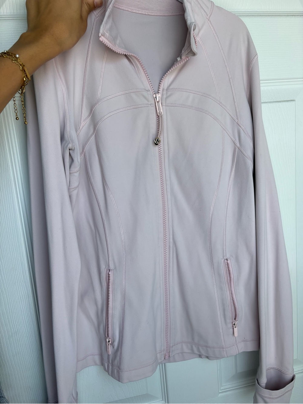 Lululemon Define Jacket, Size 8, Shade Strawberry Milkshake